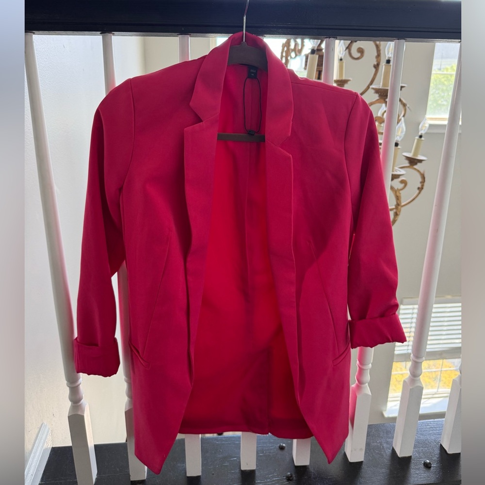 Express hot pink blazer size small